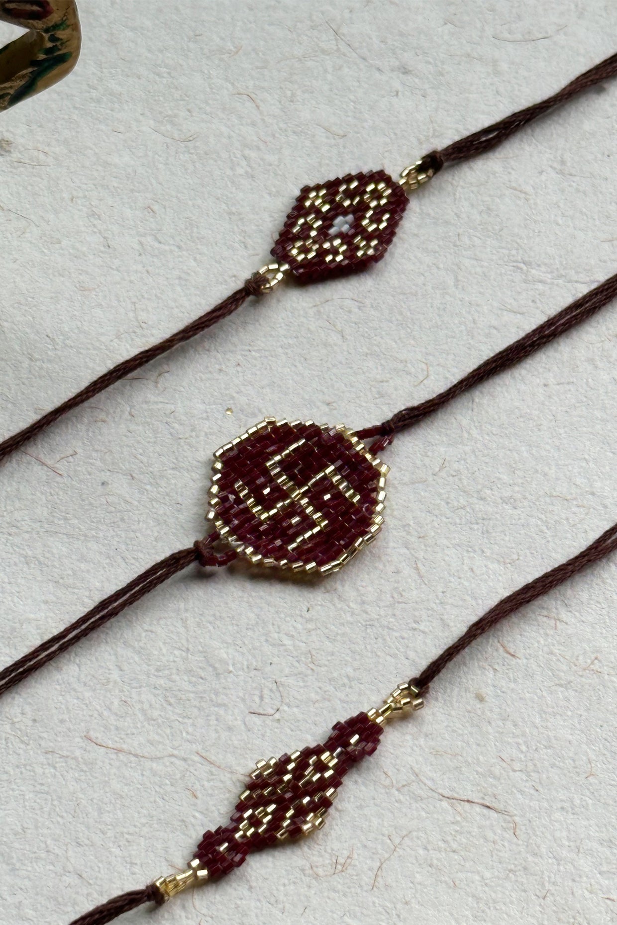 Handmade Beaded Rakhis