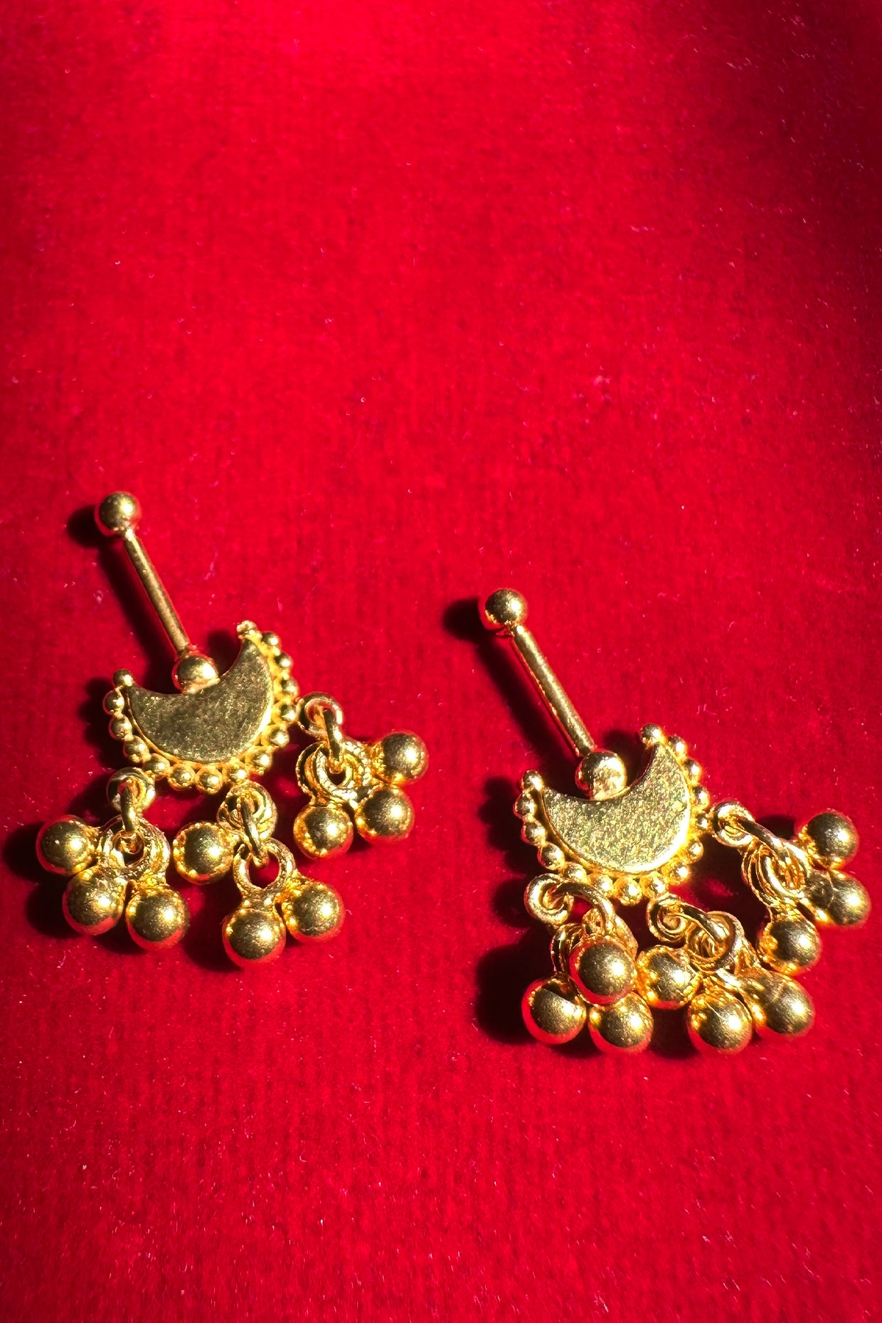 Chandra Bugadi Earrings (Pierced) 18k Gold Plated