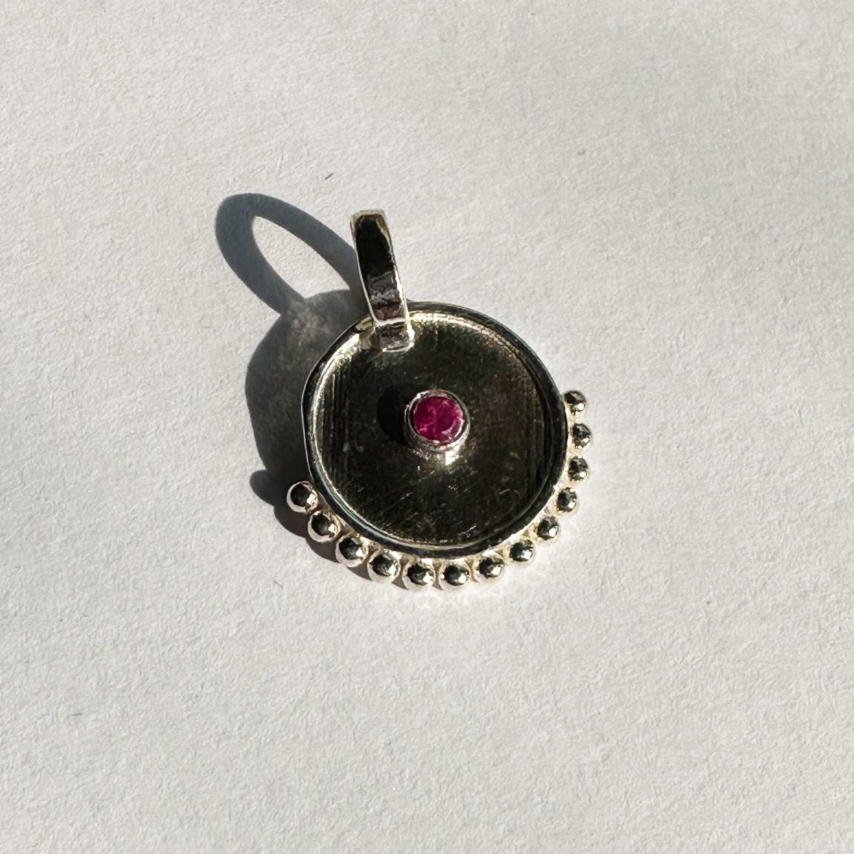 Nazar Battu Silver pendant