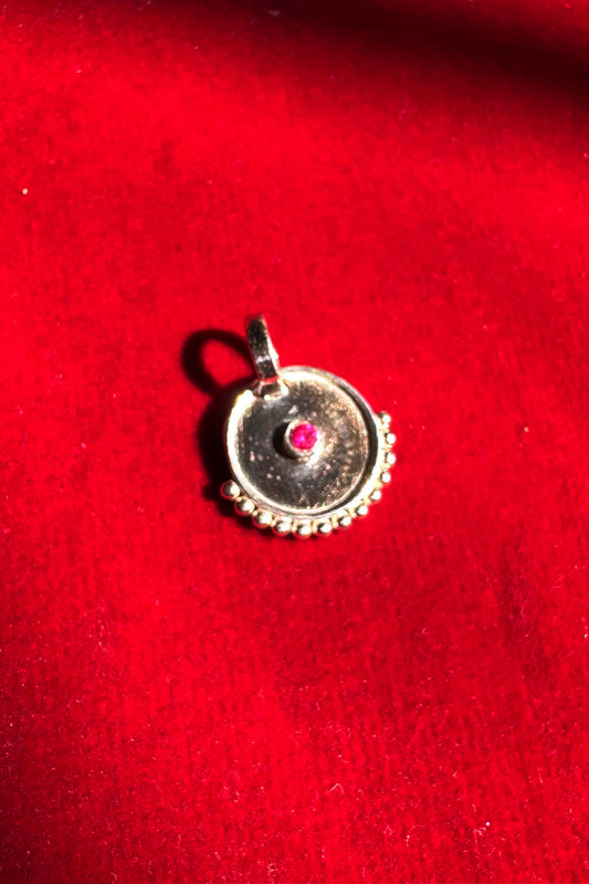 Nazar Battu Silver pendant