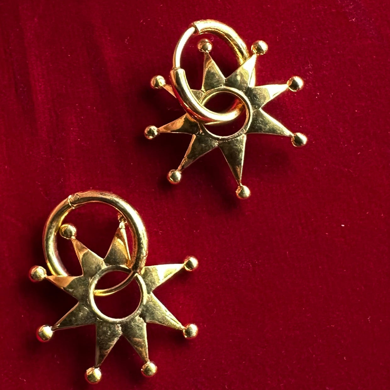 Phool Silver Flower Earrings