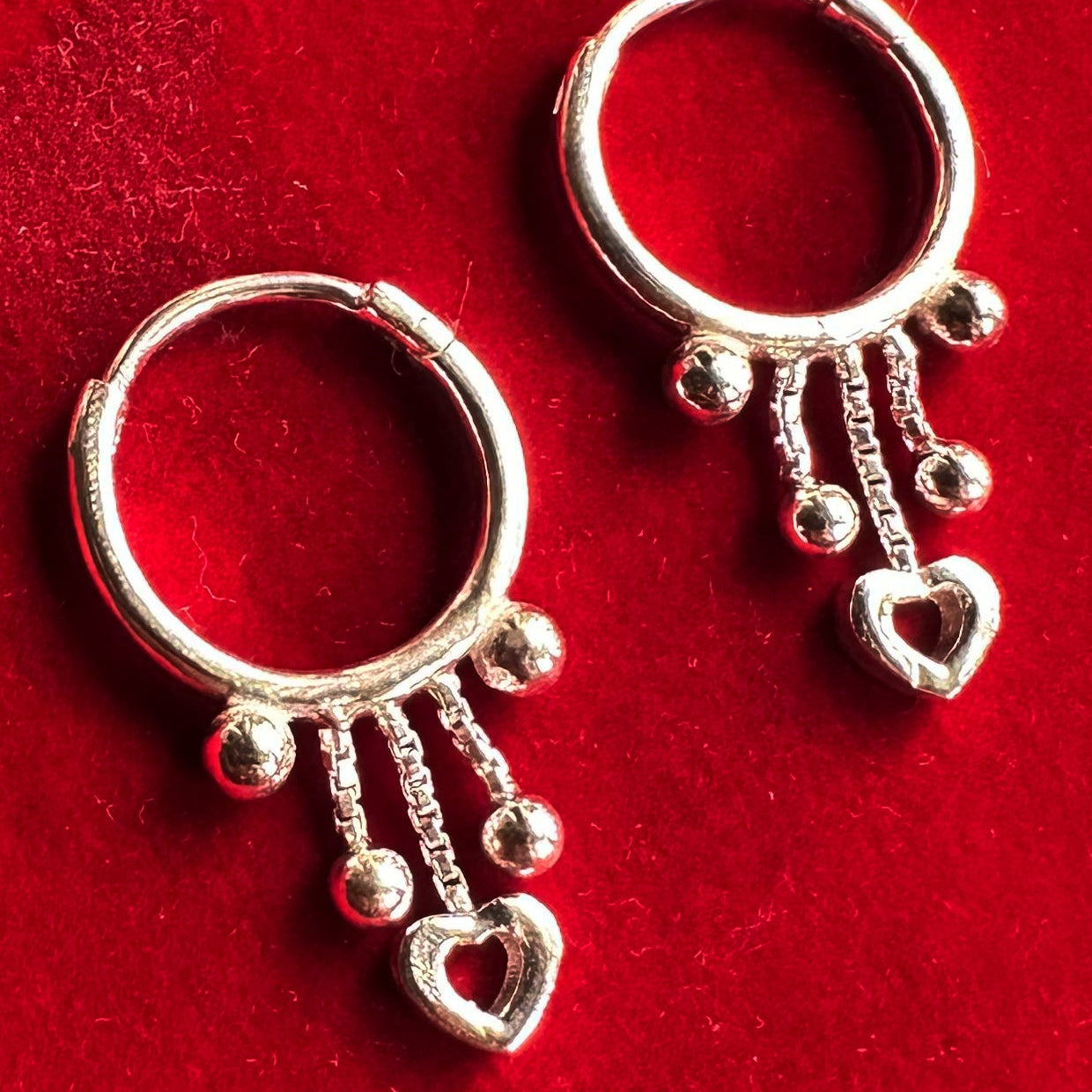 Preet Baali Hoop Earrings Silver