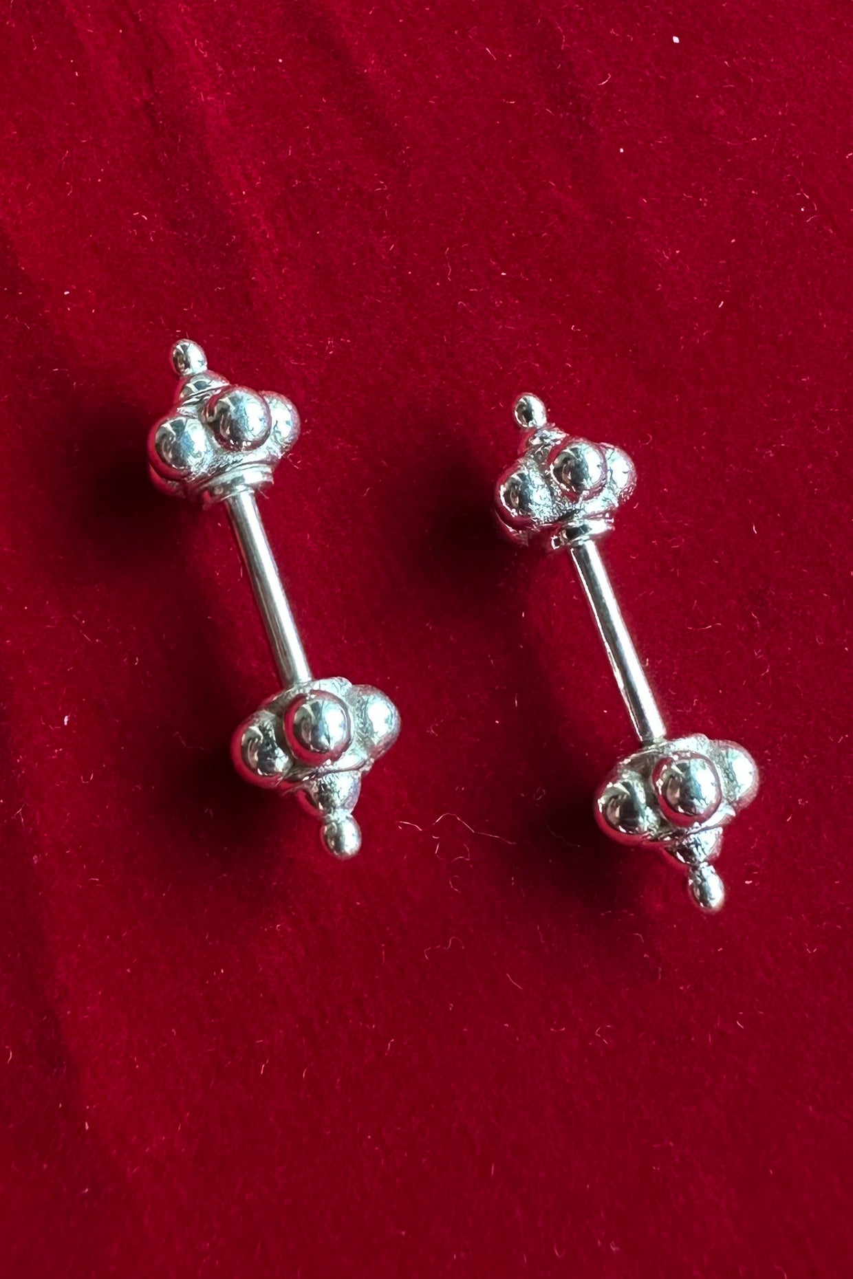 Ritu Bugadi Earrings (Pierced) Silver
