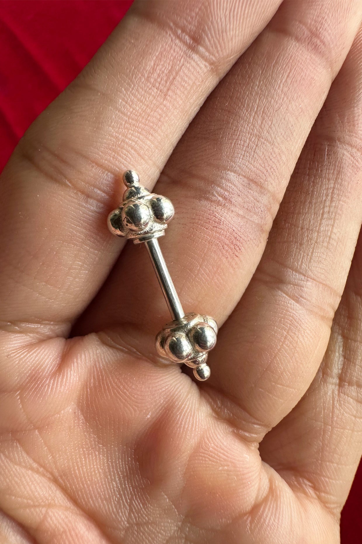 Ritu Bugadi Earrings (Pierced) Silver