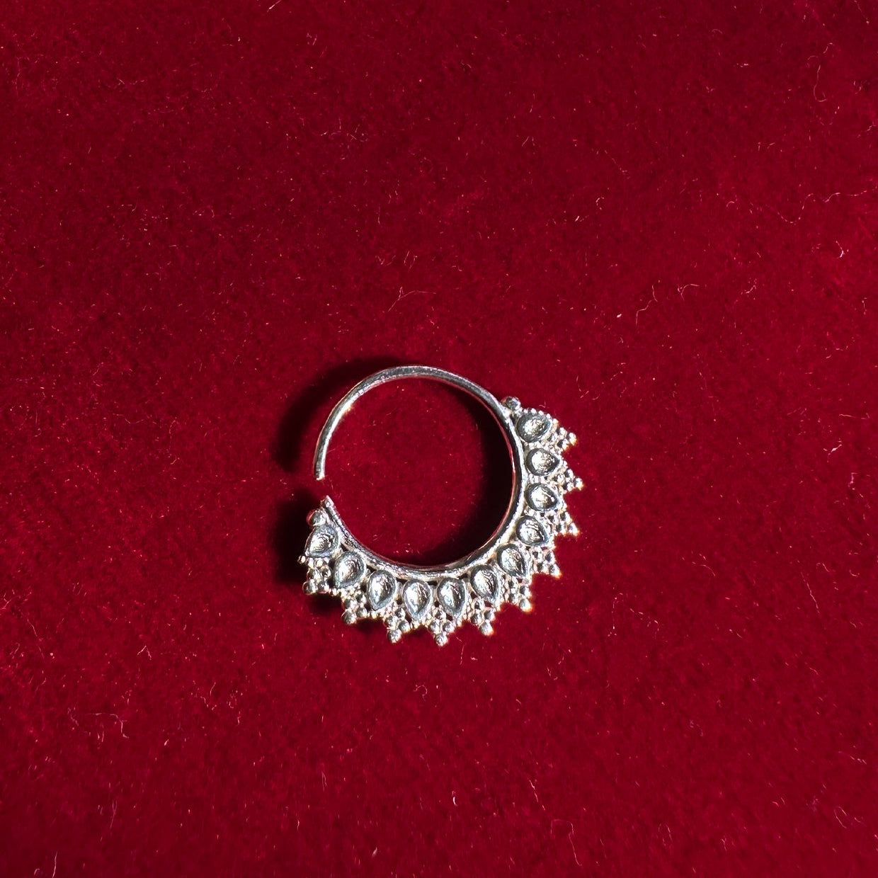 Ambi Nose Ring | Septum Ring Silver