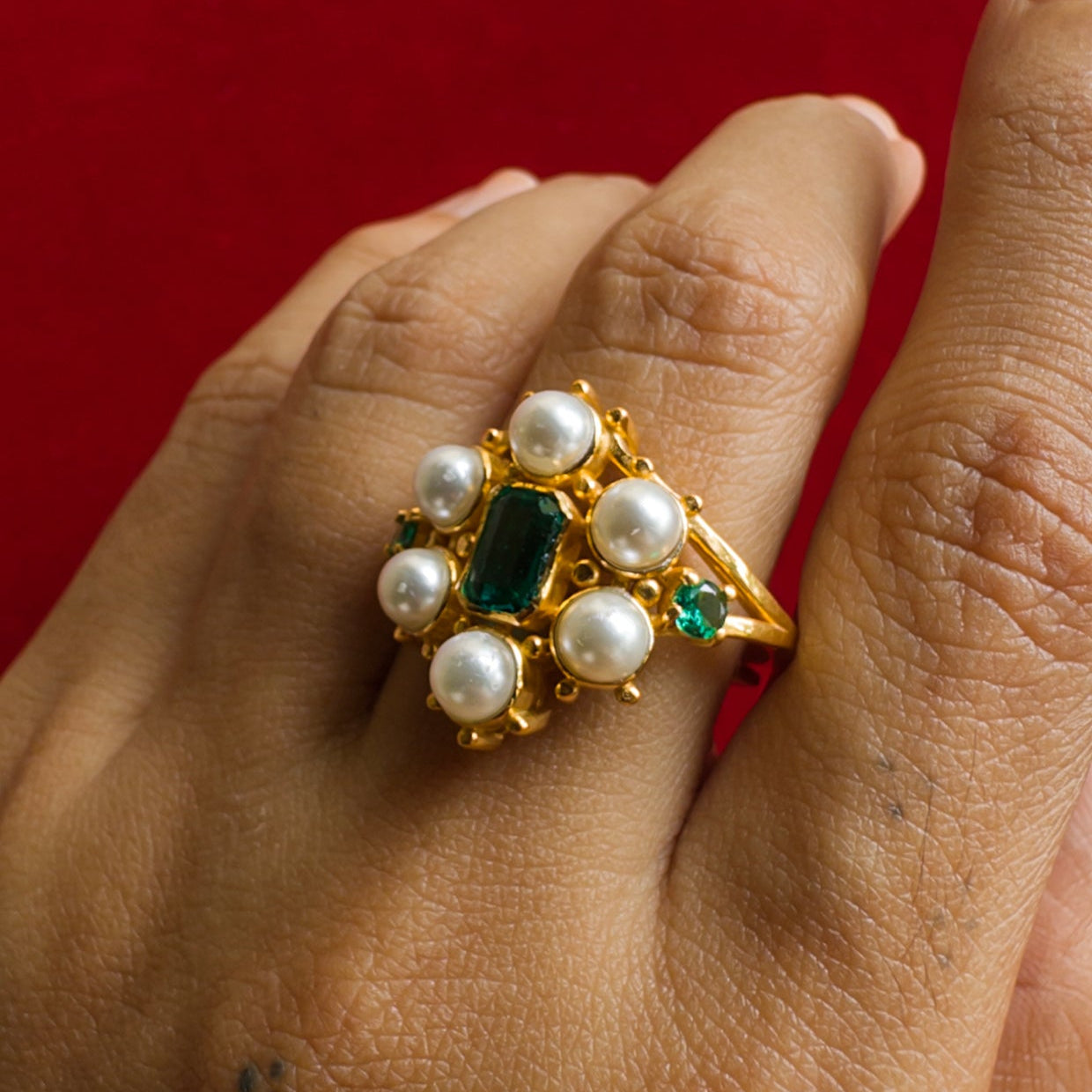 Harini Freshwater Pearls Ring