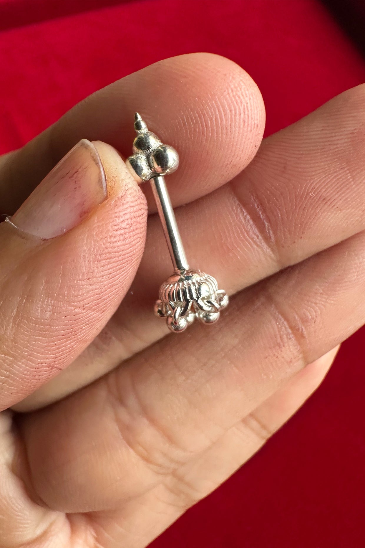 Kanika Bugadi Earrings (Pierced) Silver