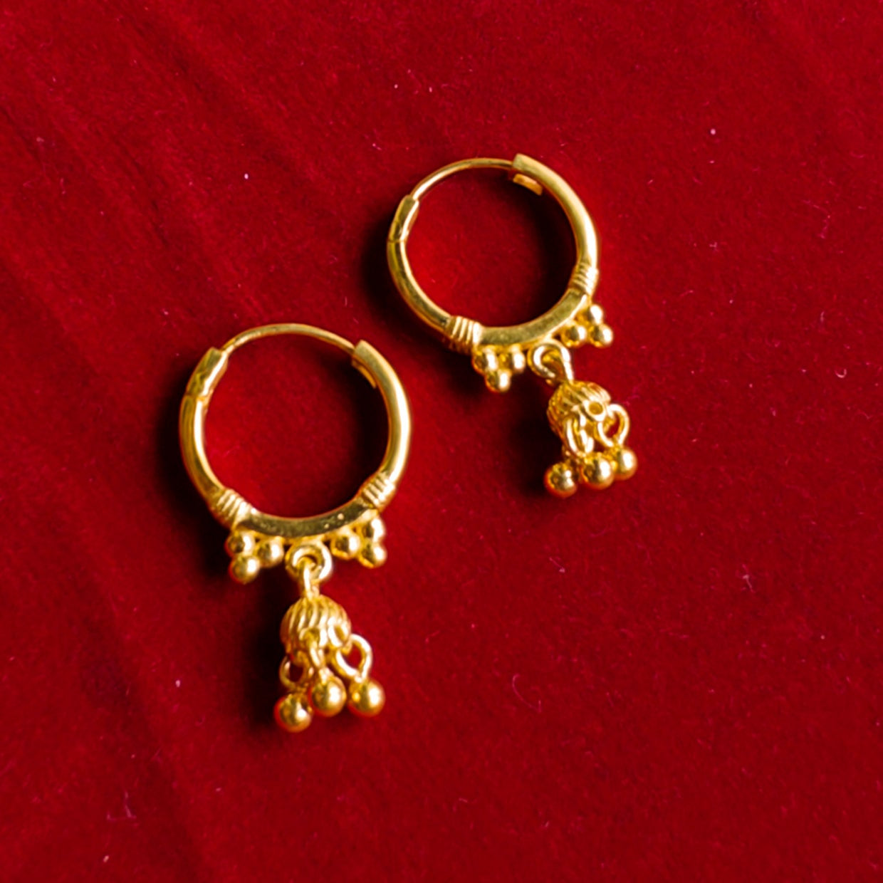 Meera Baali Earrings 18k Gold Plated