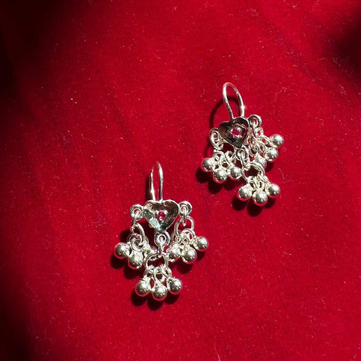 Noor Baali Earrings Silver