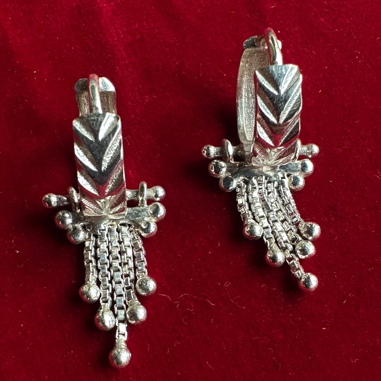 Padmini Baali Earrings Silver