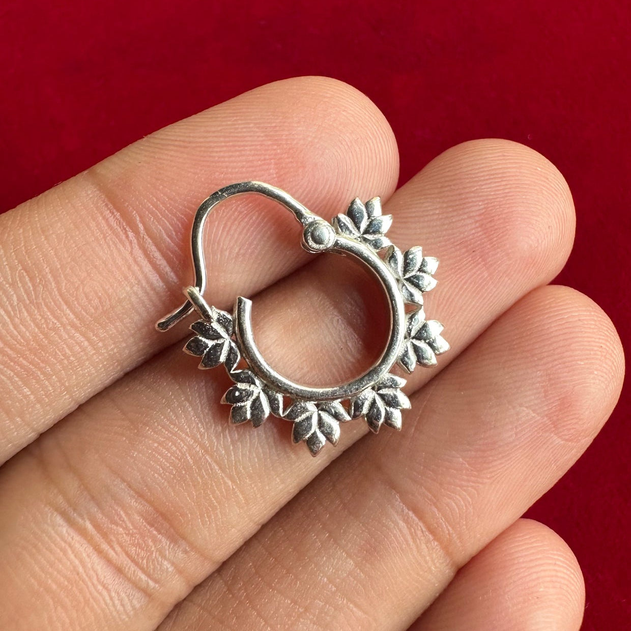 Pankhudi Nose Ring | Septum Ring Silver