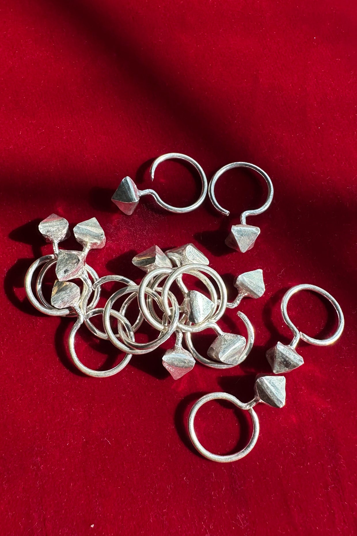 Vedhla Silver Earrings