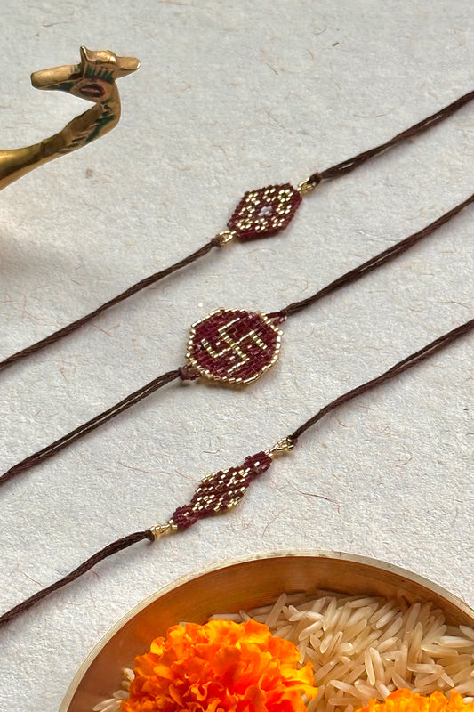 Handmade Beaded Rakhis