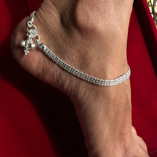 Rajini Railroad Payal anklet (single)