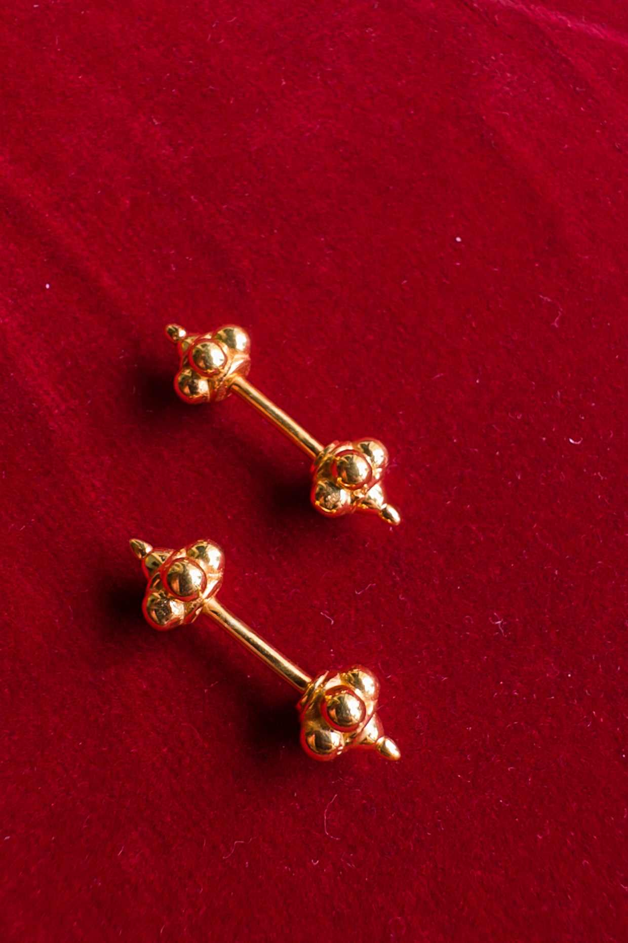 Ritu Bugadi Earrings (Pierced) 18k Gold Plated