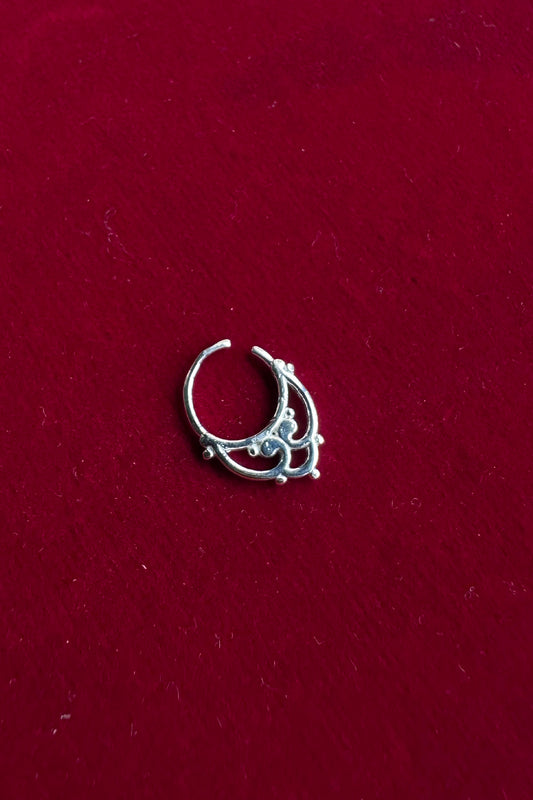Vasu Septum Ring Silver