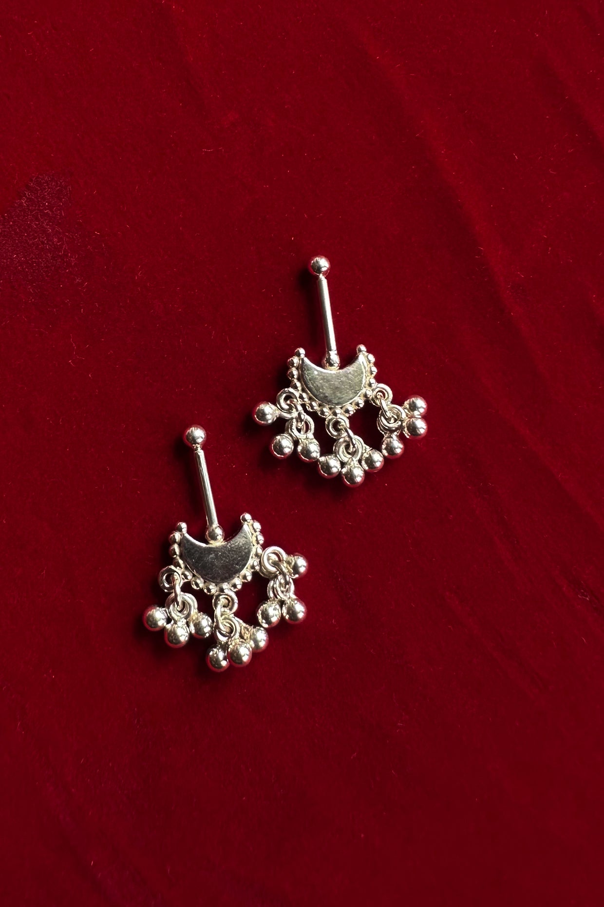 Chandra Bugadi Earrings (Pierced) Silver