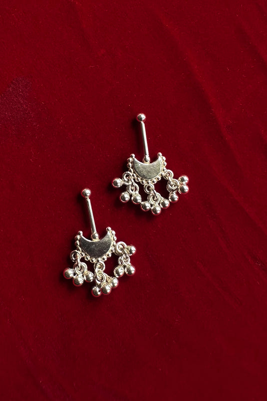 Chandra Bugadi Earrings (Pierced) Silver