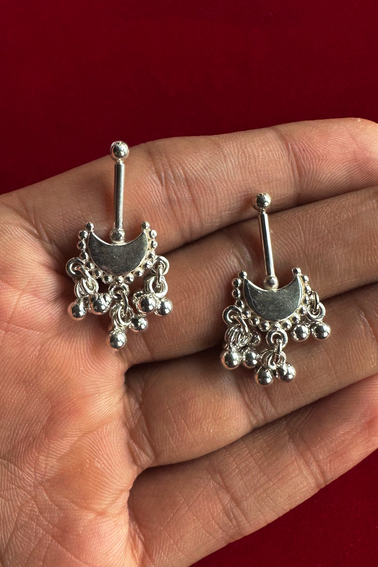 Chandra Bugadi Earrings (Pierced) Silver