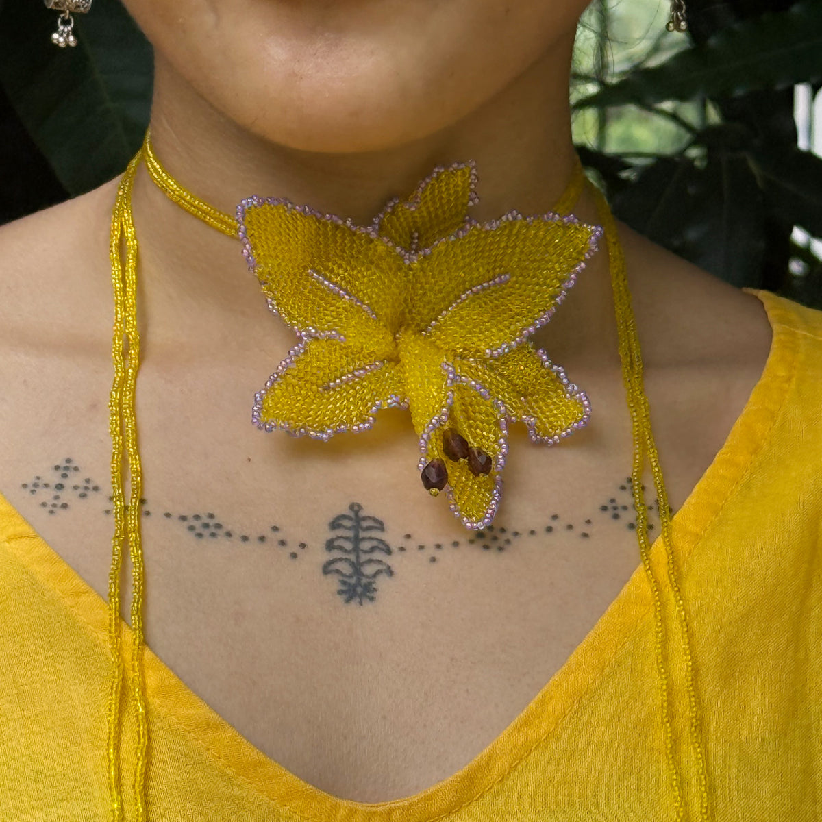 Yellow Dancing Lady Orchid