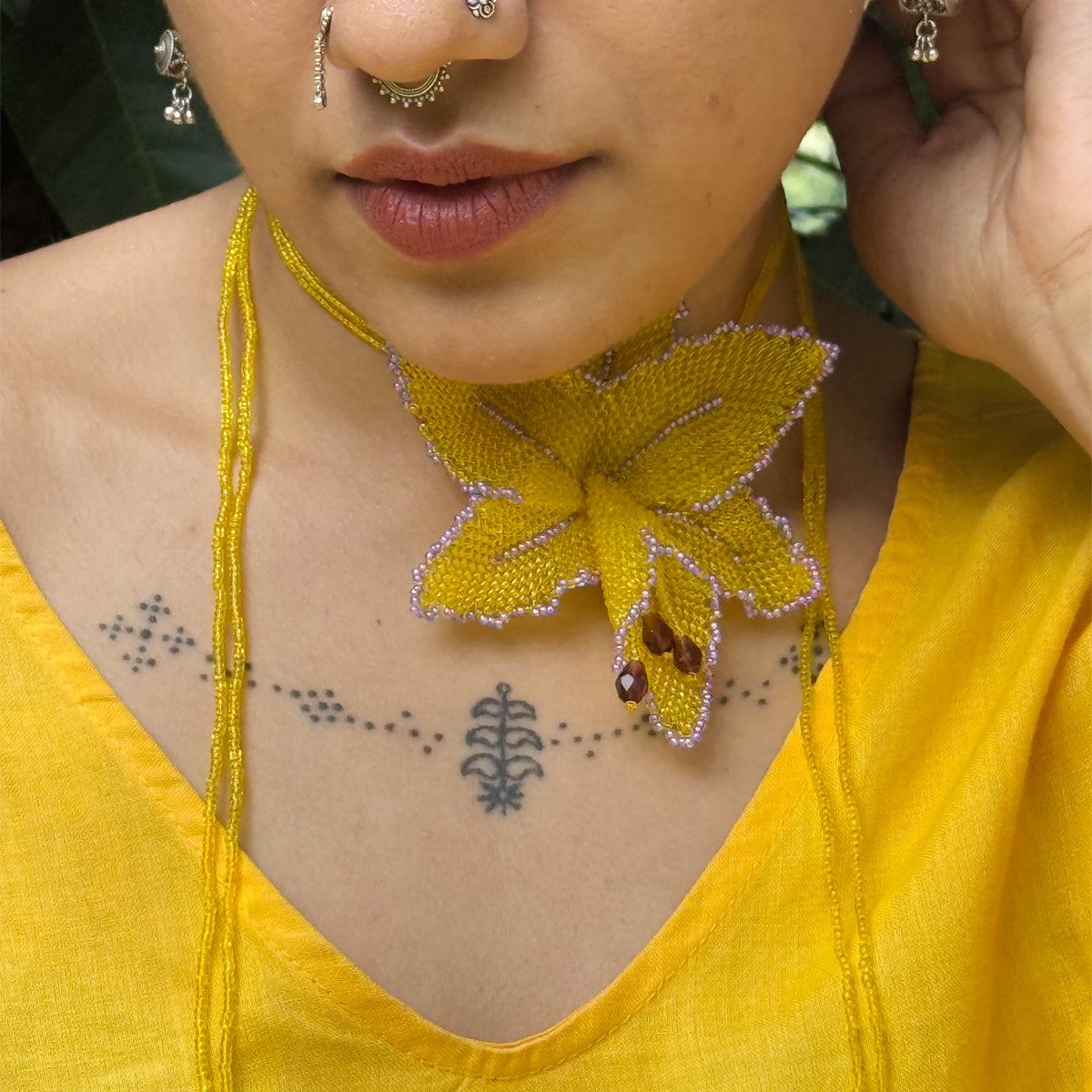 Yellow Dancing Lady Orchid