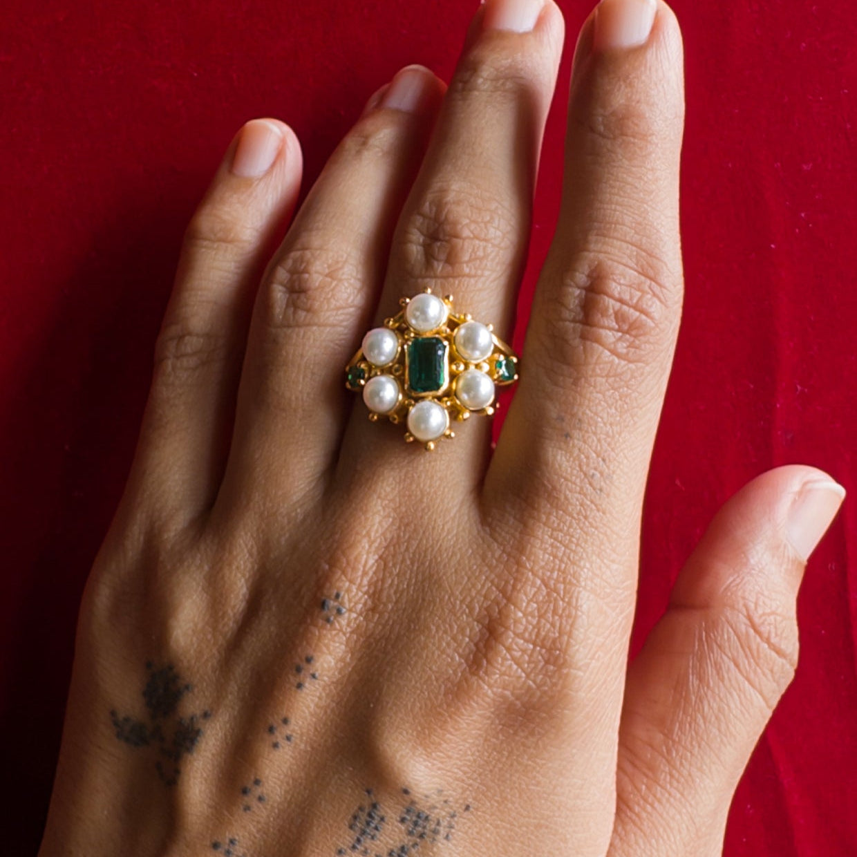 Harini Freshwater Pearls Ring