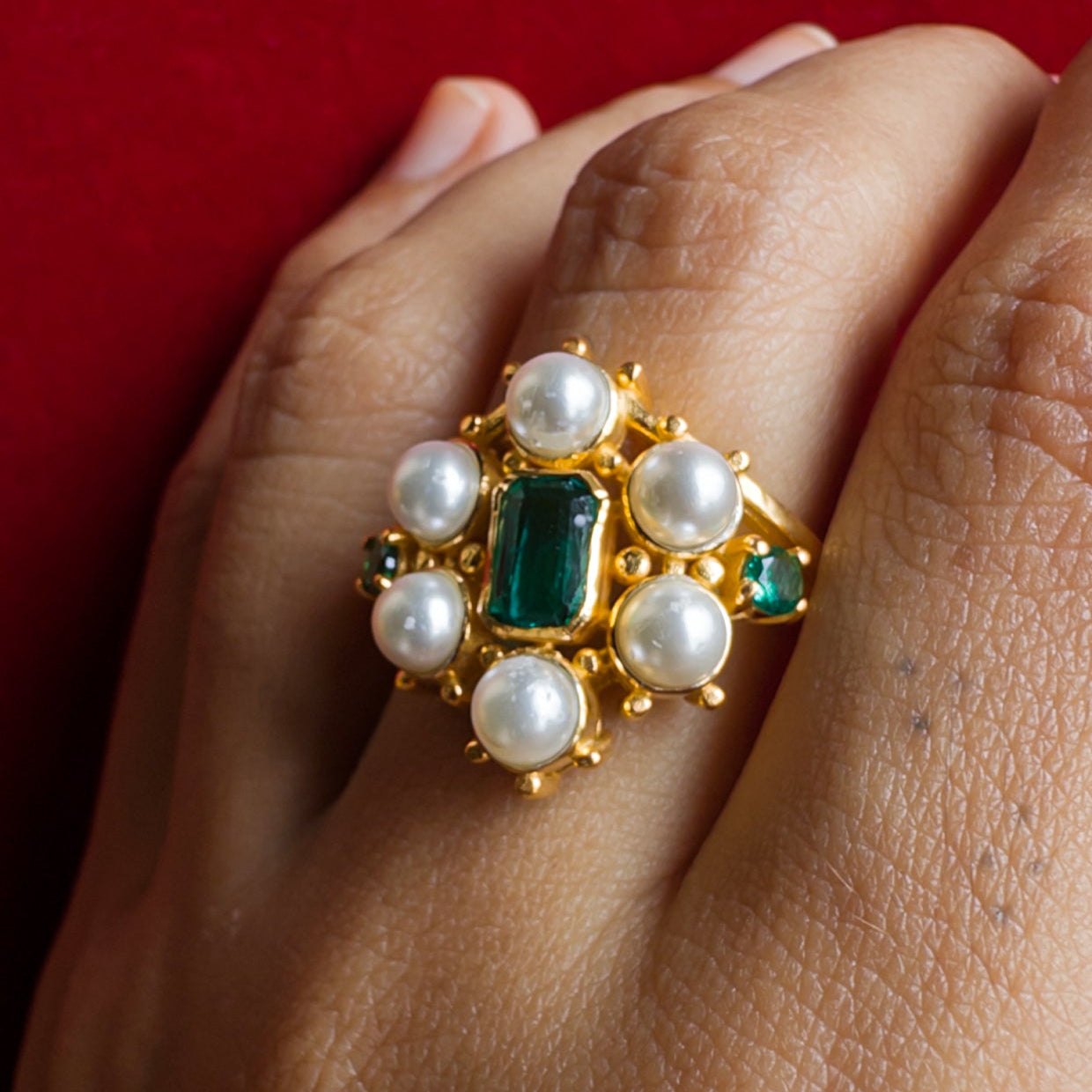 Harini Freshwater Pearls Ring