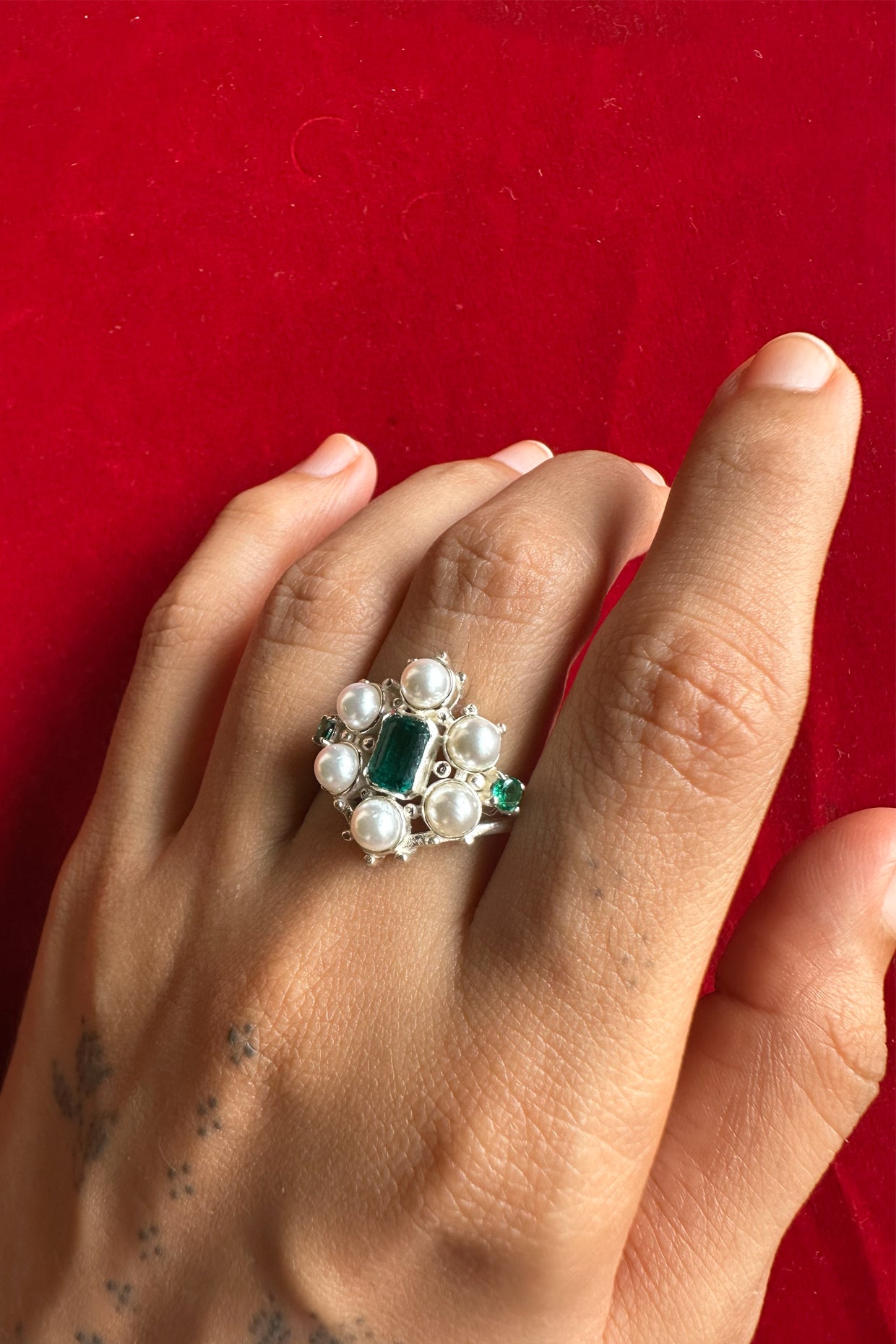 Harini Freshwater Pearls Ring