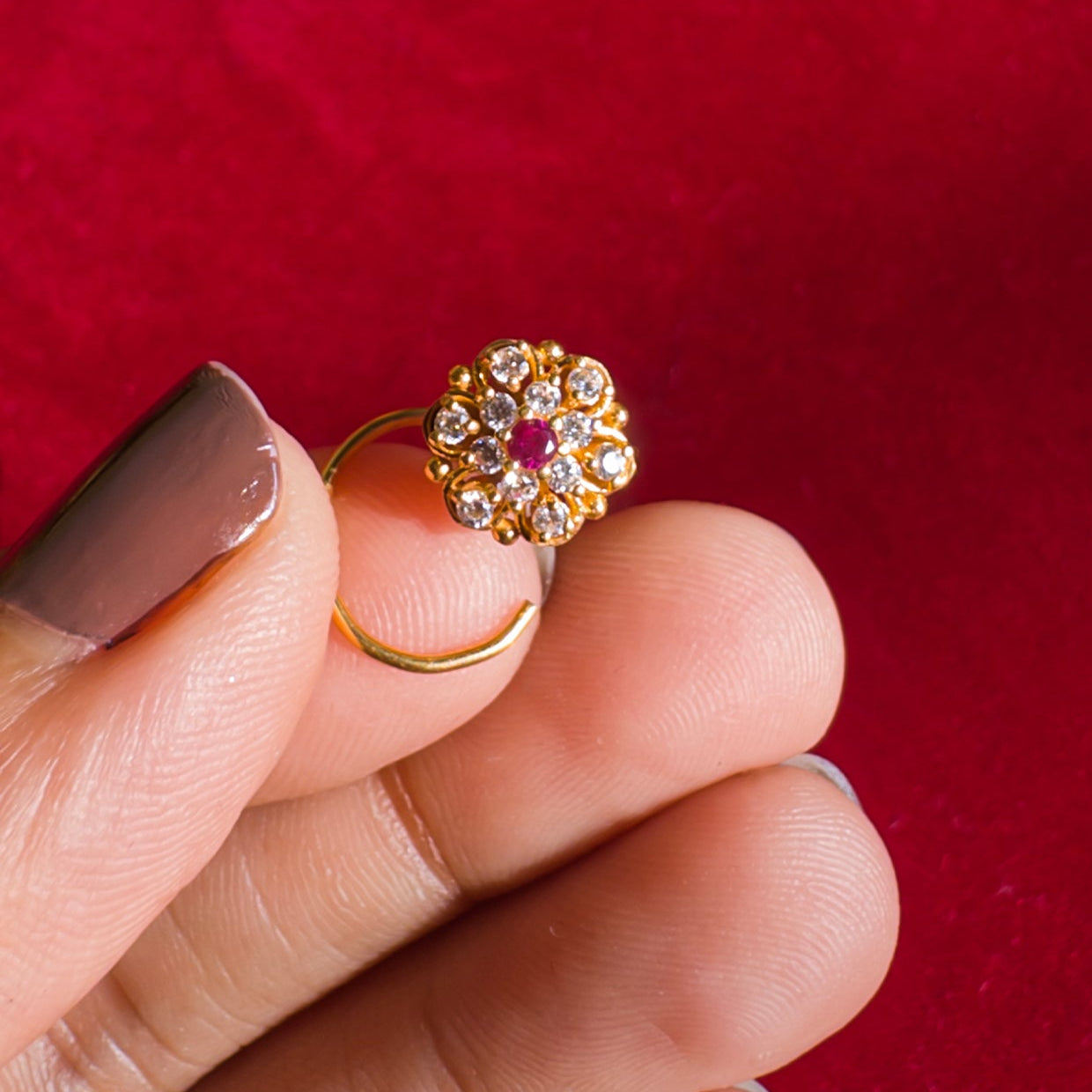 Kaveri Nosepin 18k Gold Plated