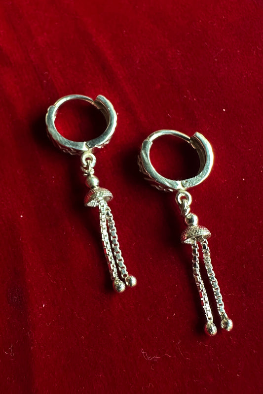 Kusum Baali Earrings Silver
