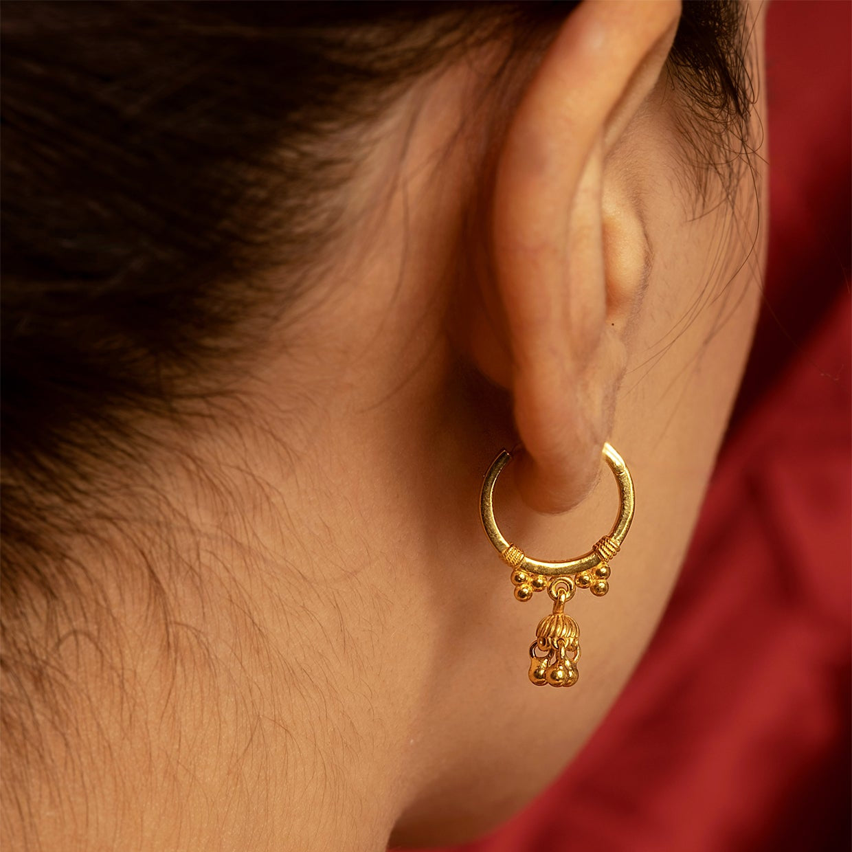 Meera Baali Earrings 18k Gold Plated