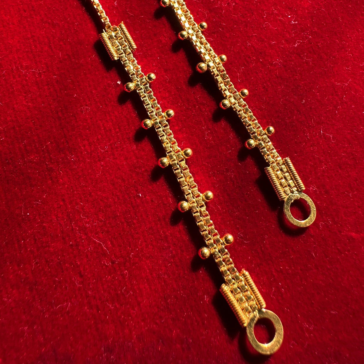 Meera Ear Chain 18k Gold Plated