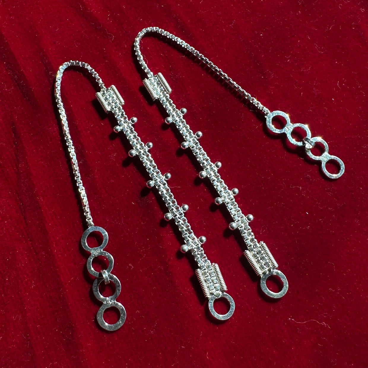 Meera Ear Chain Silver