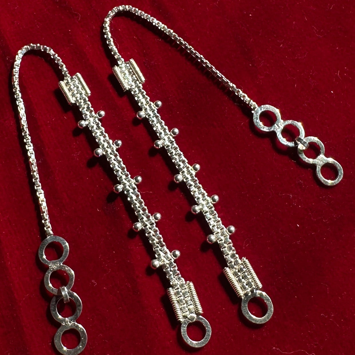 Meera Ear Chain Silver