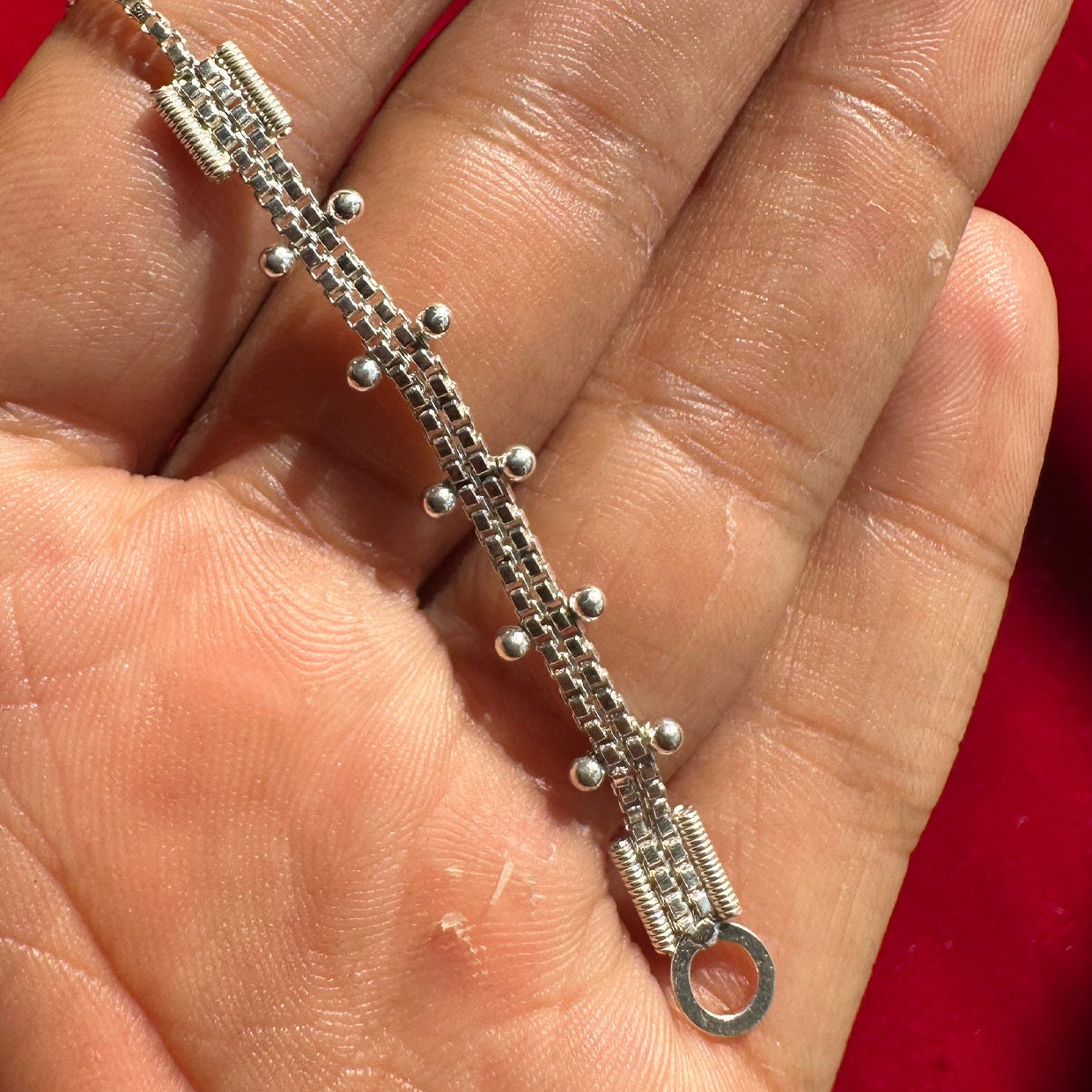 Meera Ear Chain Silver