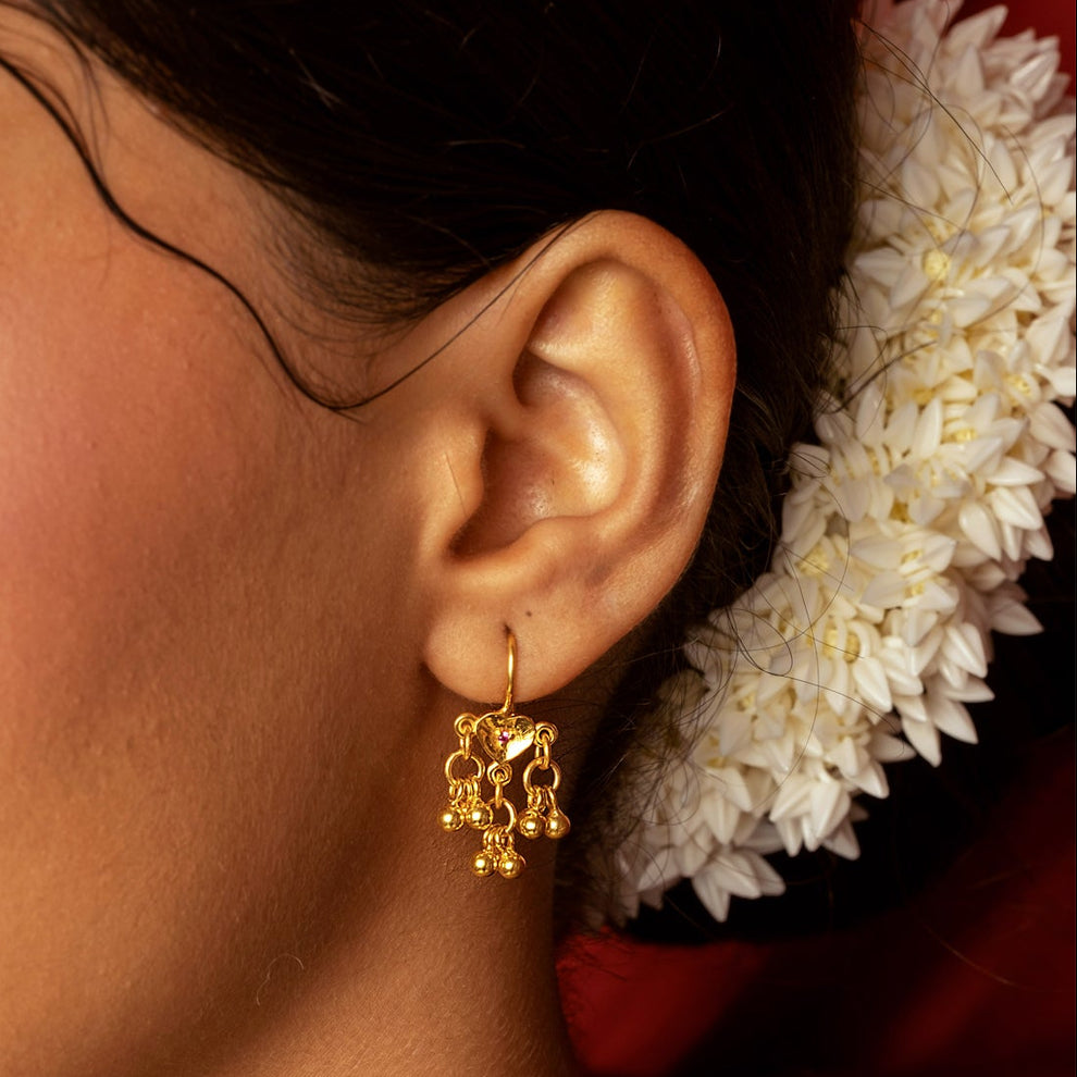 Noor Baali Earrings 18k Gold Plated – MELO Studio