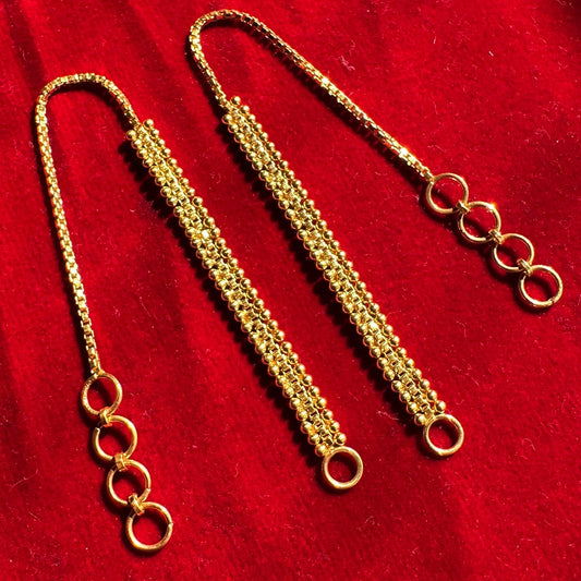 Padmini Ear Chain 18k Gold Plated