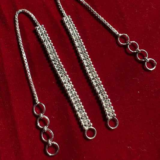 Padmini Ear Chain Silver