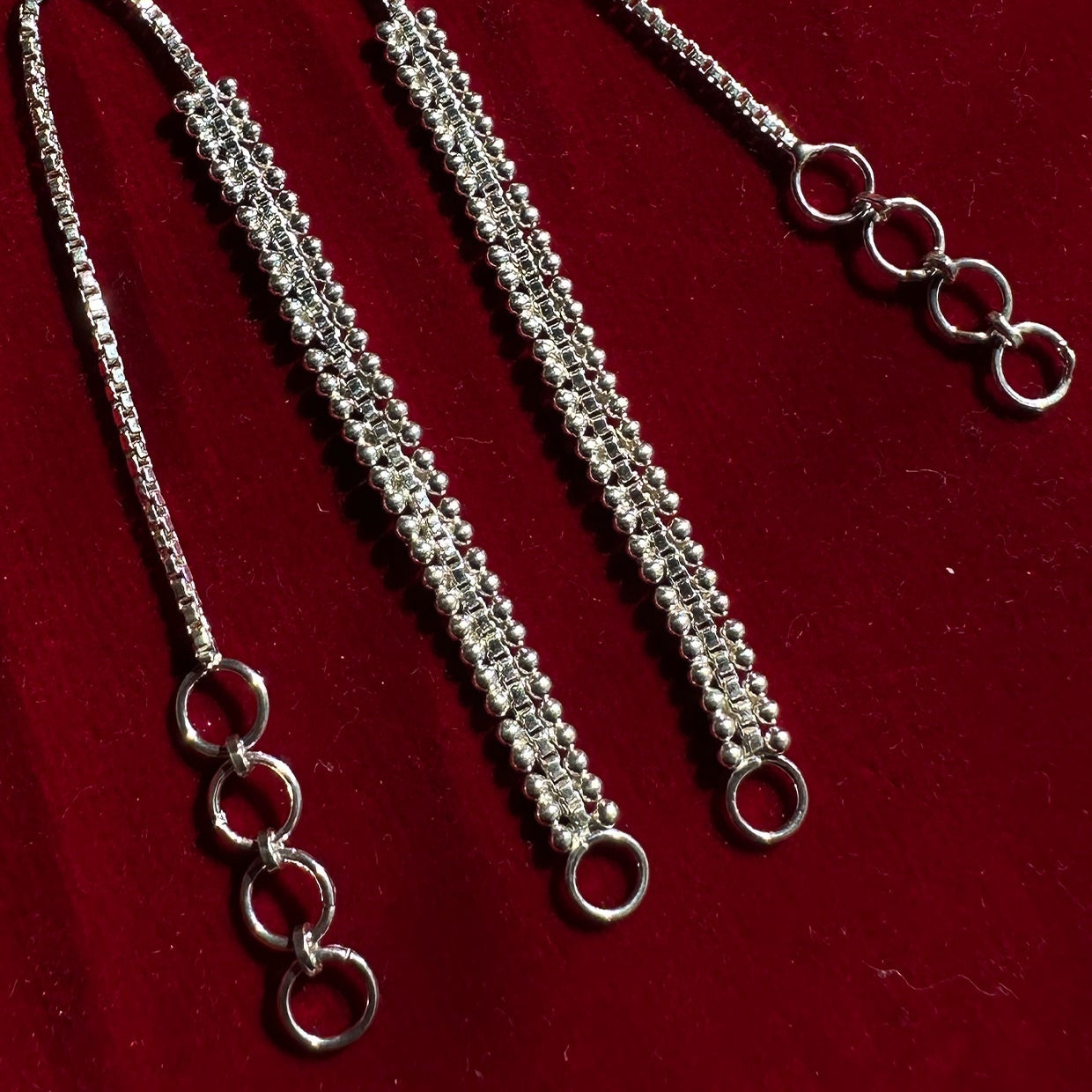 Padmini Ear Chain Silver
