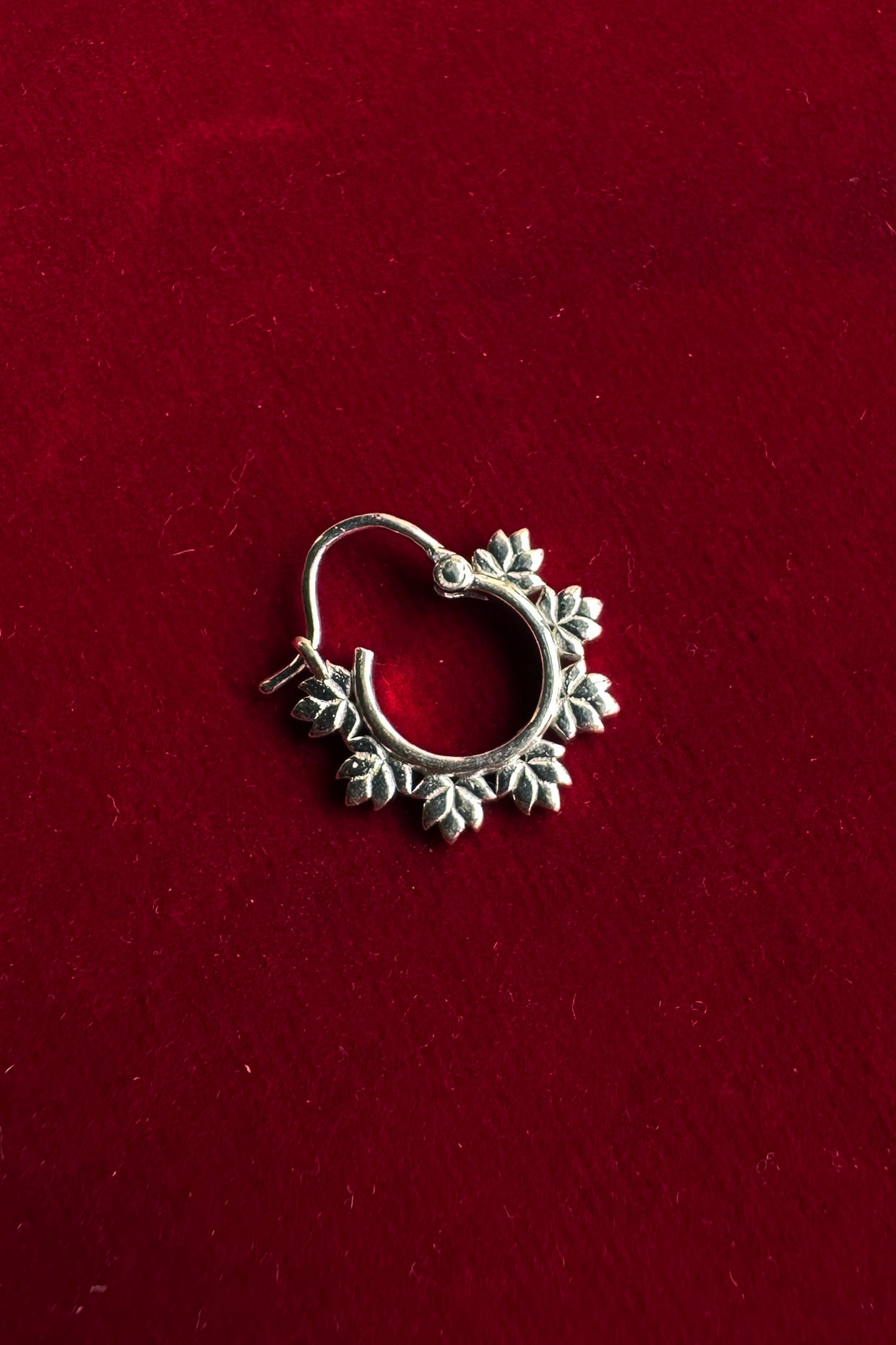 Pankhudi Nose Ring | Septum Ring Silver