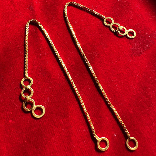 Ritu Ear Chain 18k Gold Plated