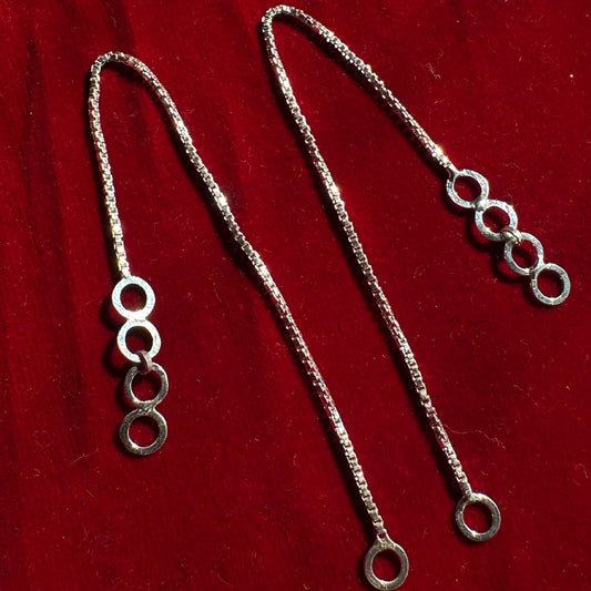 Ritu Ear Chain Silver