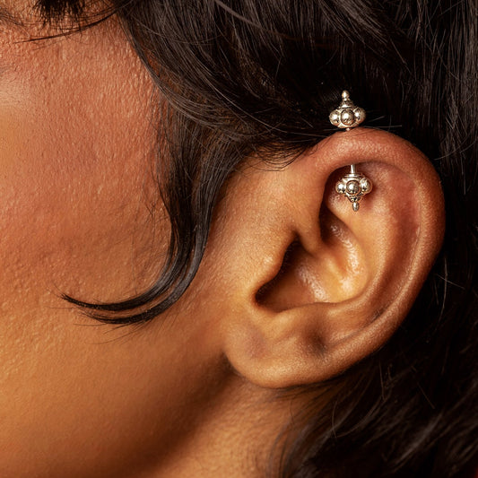 Ritu Bugadi Earrings (Pierced) Silver
