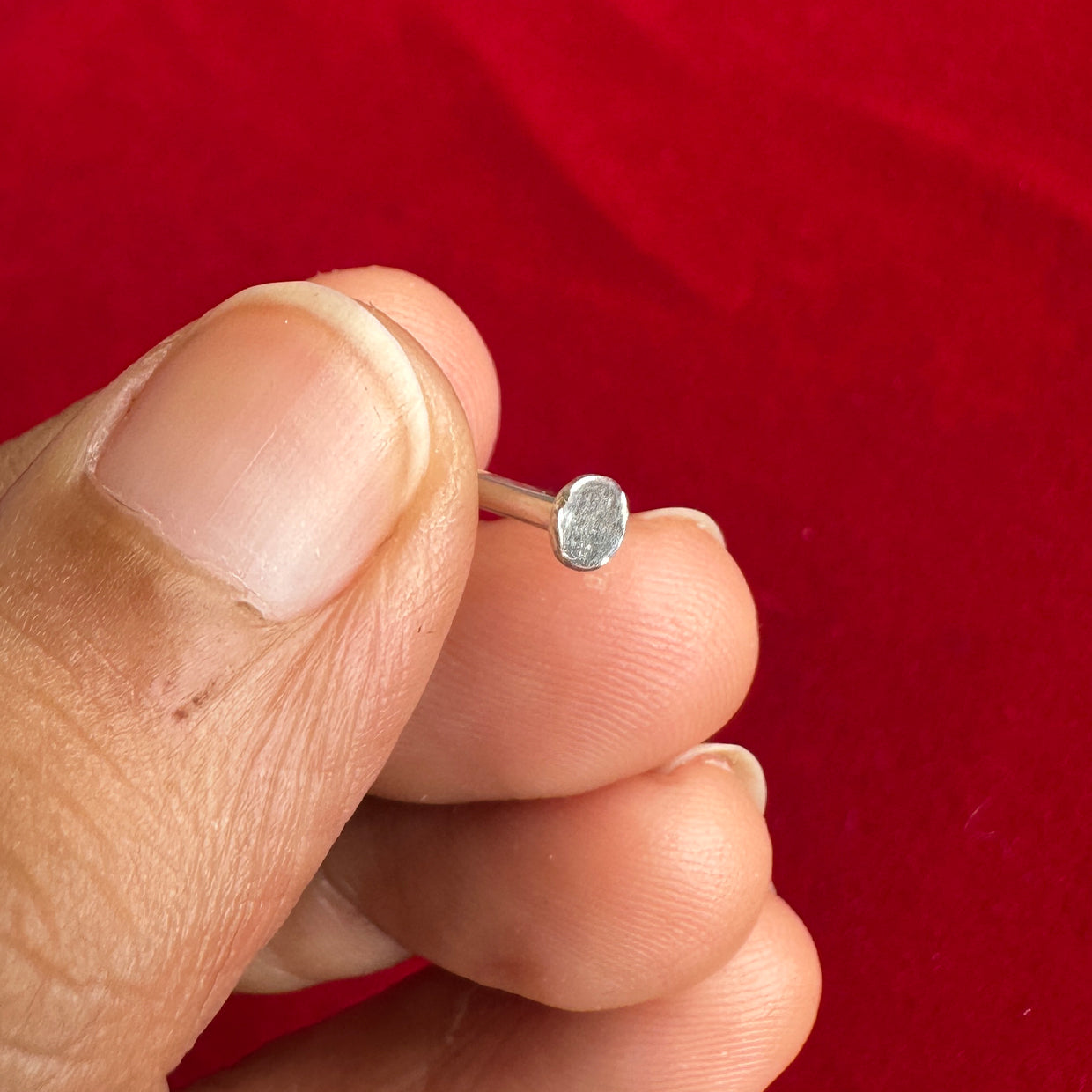 Tarini Red Stone Studs