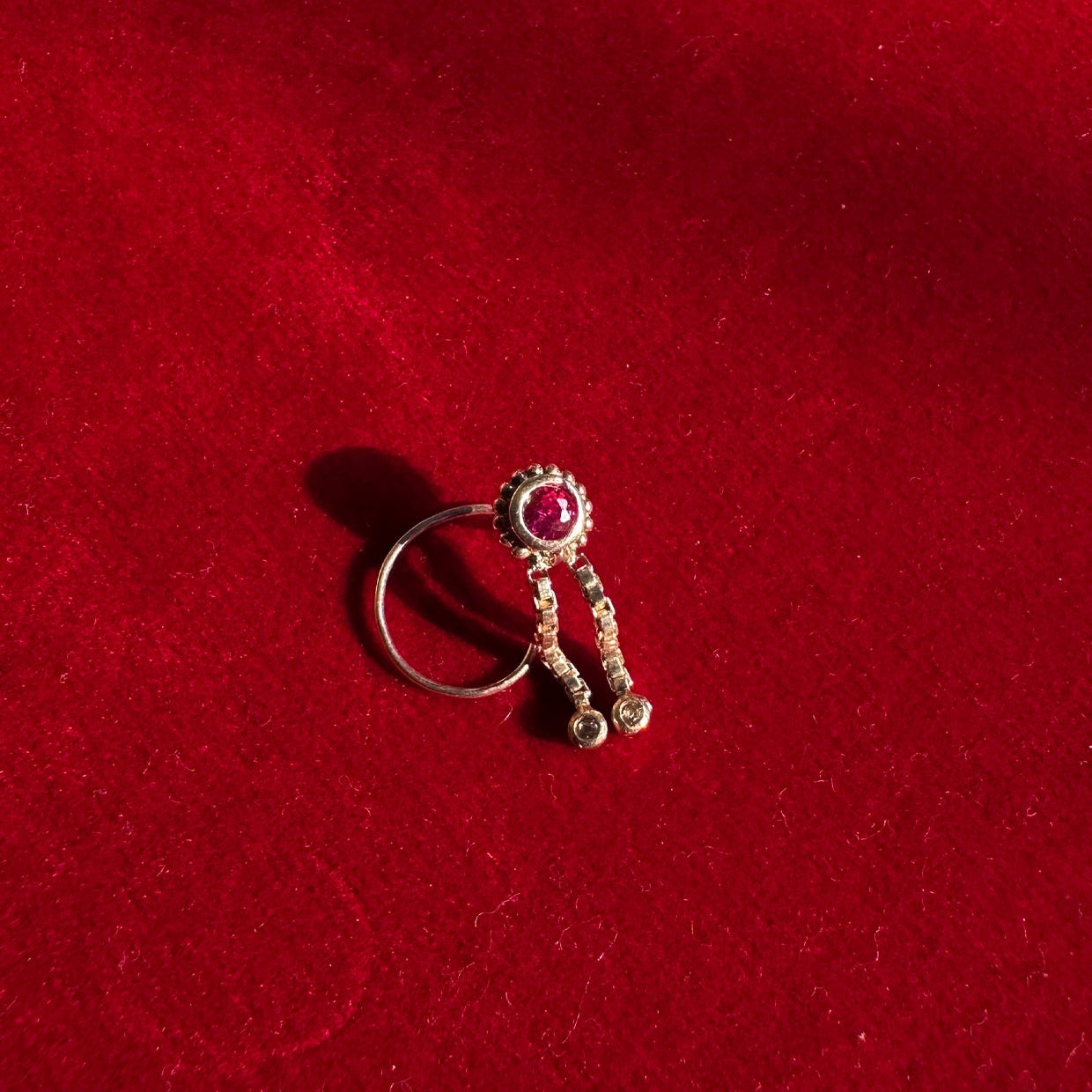 Tarini Dangling Nosepin Silver